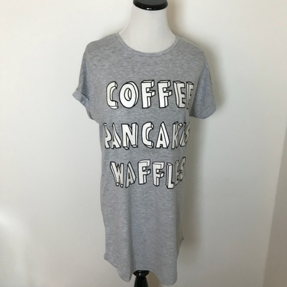 Topshop Coffee Pancakes and Waffle T-shirt